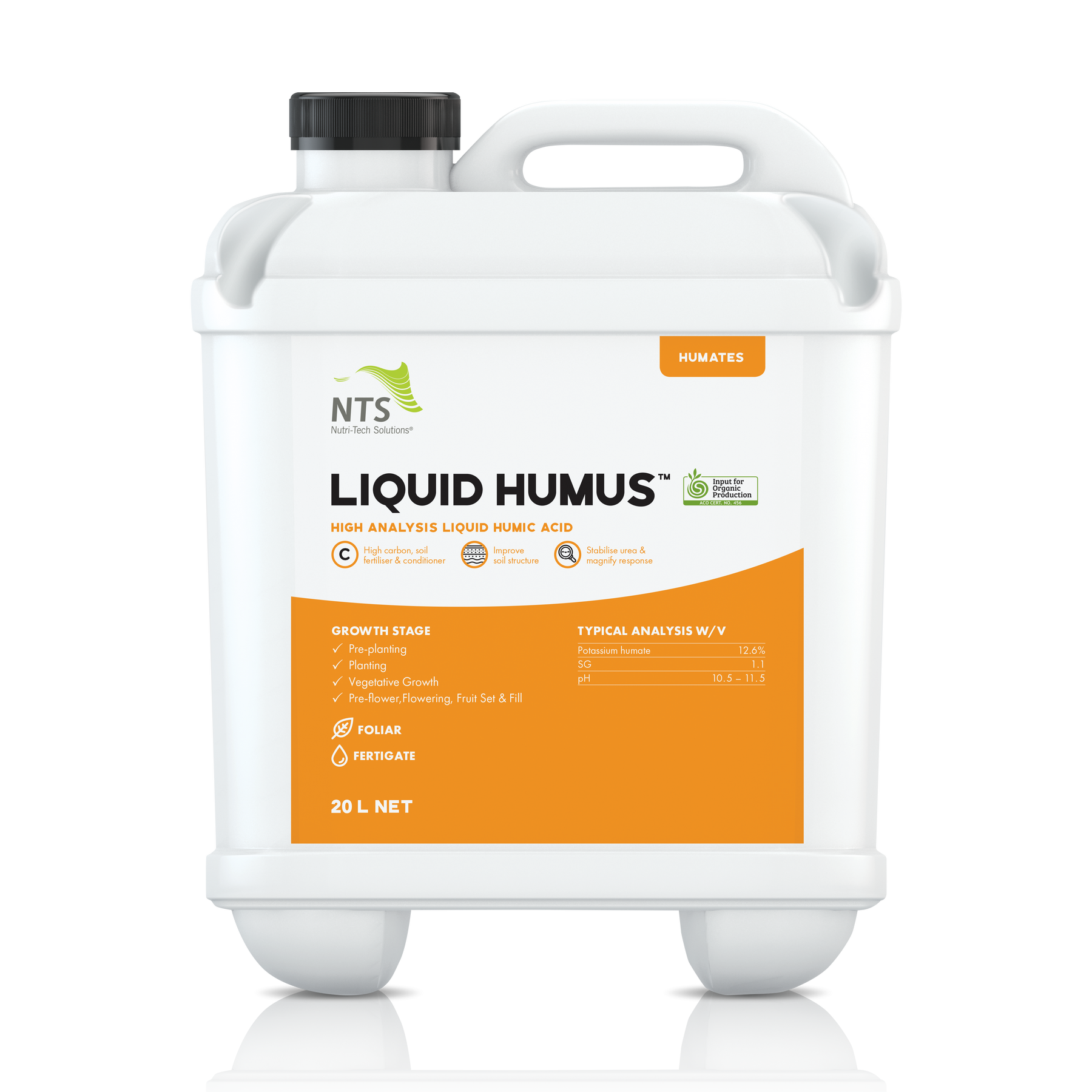 NTS Liquid Humus™ | Humic Acid Fertiliser & Fungal Food – Nutri-Tech ...