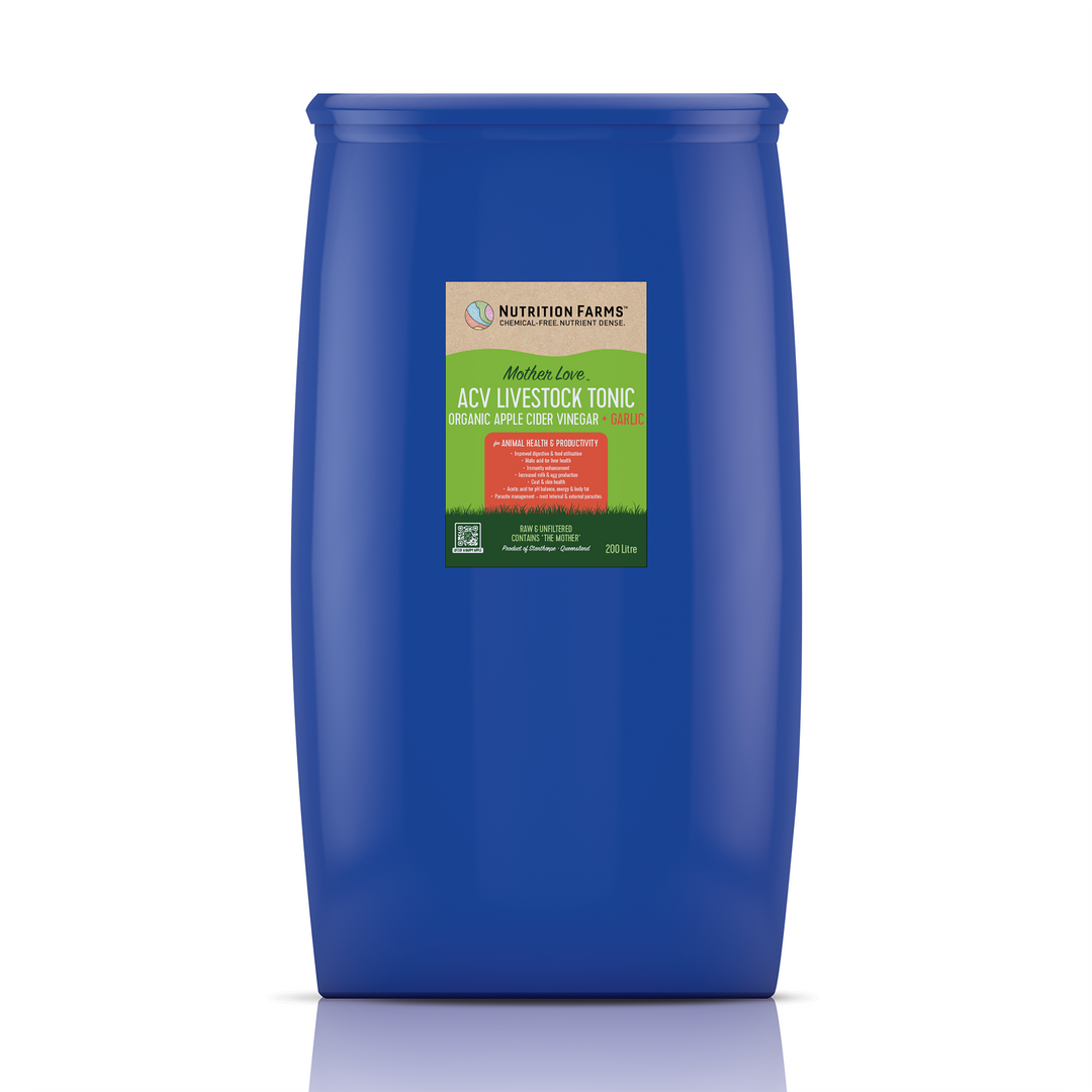 MotherLove™ Apple Cider Vinegar + Garlic Livestock Tonic