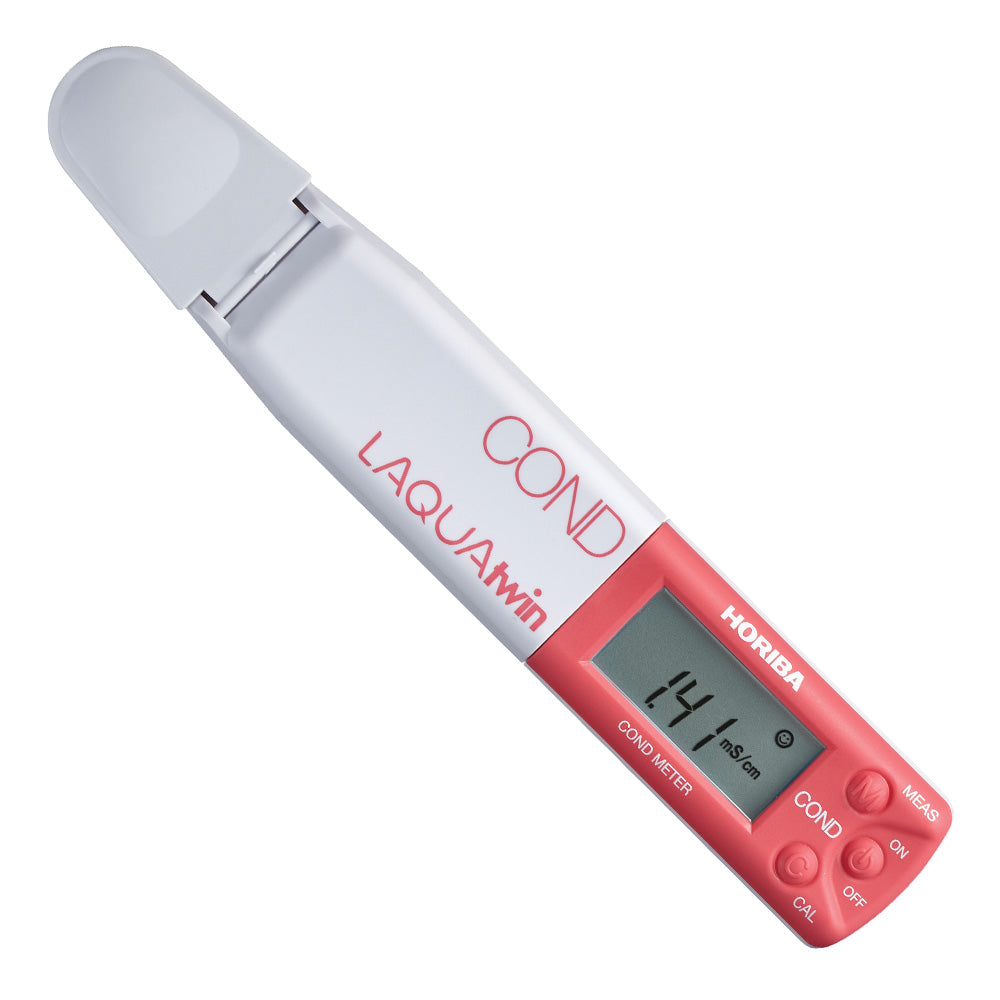 A photograph of the NTS Plant Sap Conductivity Meter by Horiba on white background