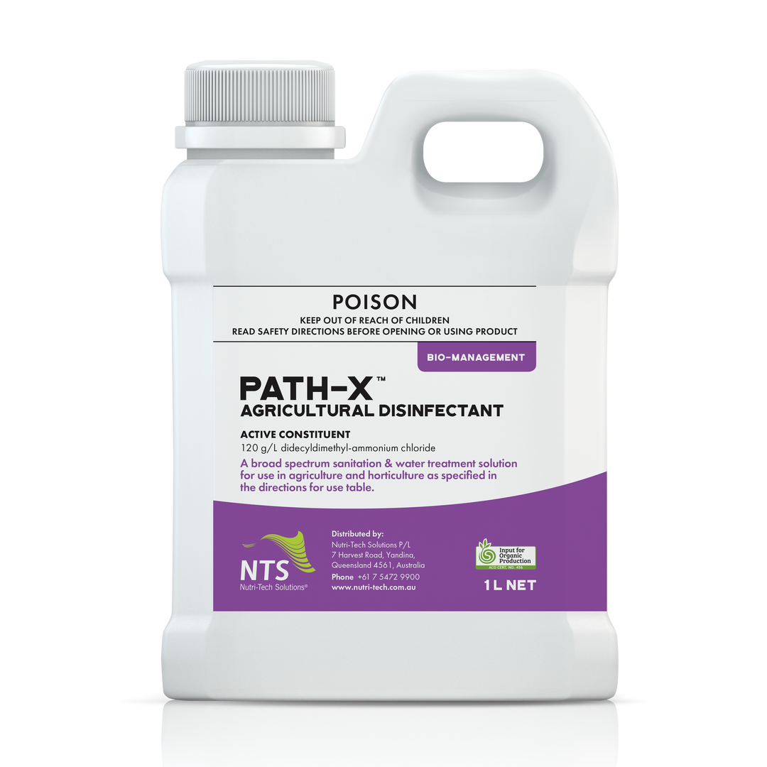  A photograph of NTS Path-X bio-management in 1 L container on transparent background.